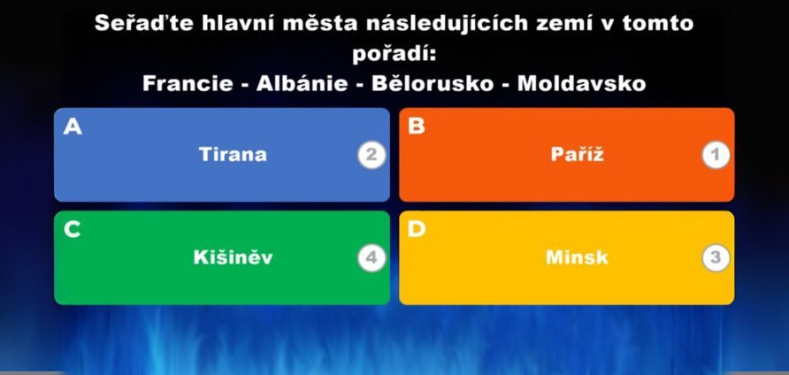 Tlačítkový kvíz PLAY
